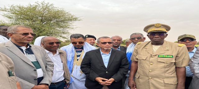 Suivi de la campagne agricole de la saison 2022/2023, le ministre de l'Agriculture en tournée dans le Brakna