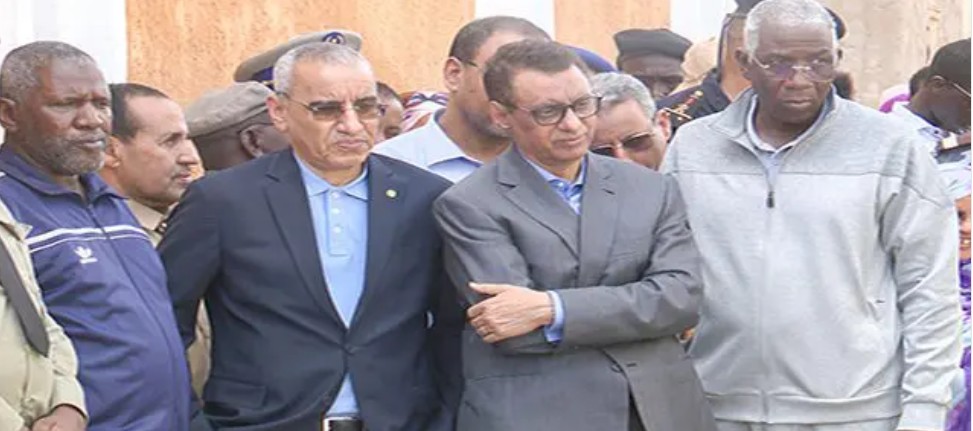 Une délégation interministérielle visite l’opération de dégagement des eaux de pluie à Nouakchott 