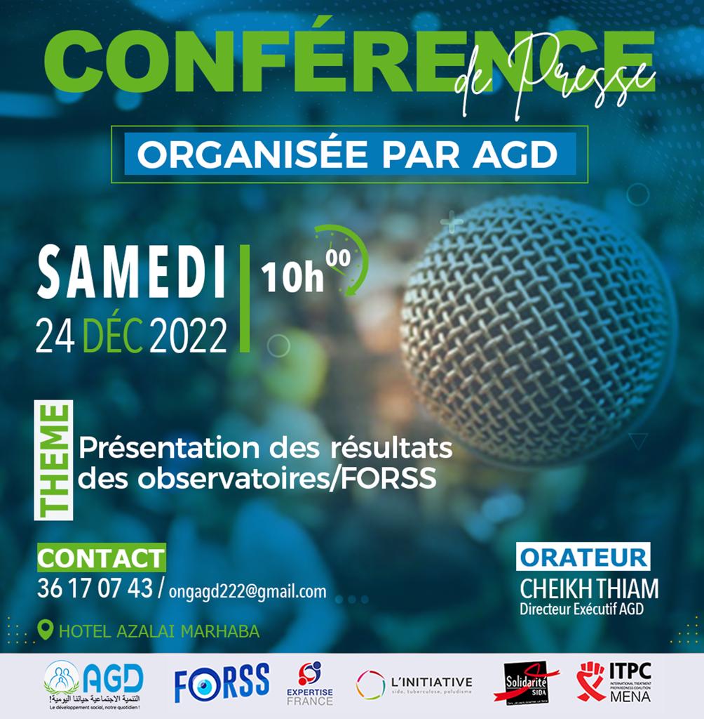 Présentation du rapport des observatoires du programme FORSS sur la lutte contre le VIH/SIDA en Mauritanie