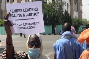 Manifestation contre la cherté de la vie : les Femmes Leaders pour la Justice et l’Egalité devant la Présidence