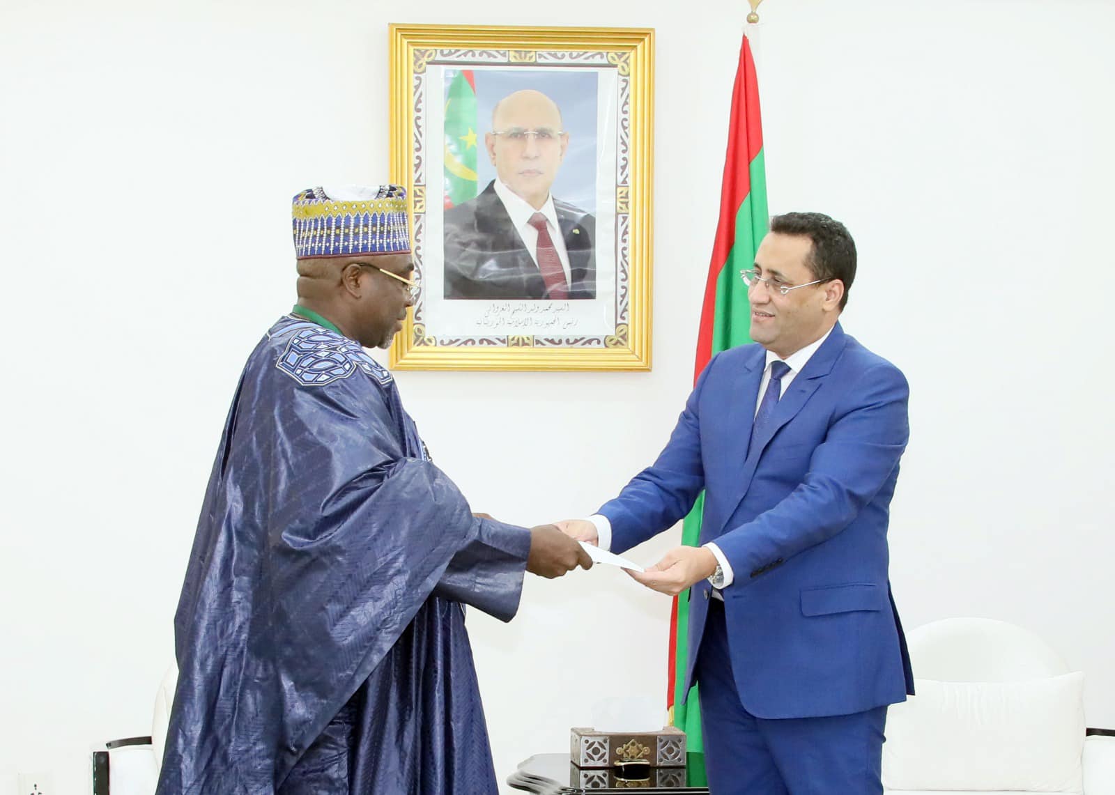 Le Premier Ministre reçoit, au nom du Président de la République, un message du Président gabonais