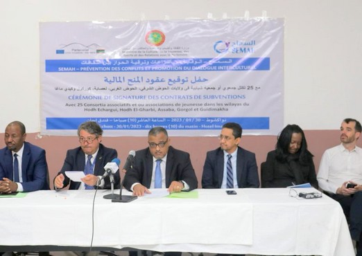 Le projet SEMAH organise une cérémonie de signature des contrats