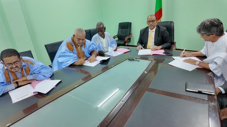 SONADER signe un accord avec l’association Jardins d’Espoirs et les conseils régionaux du Trarza, du Brakna et du Gorgol