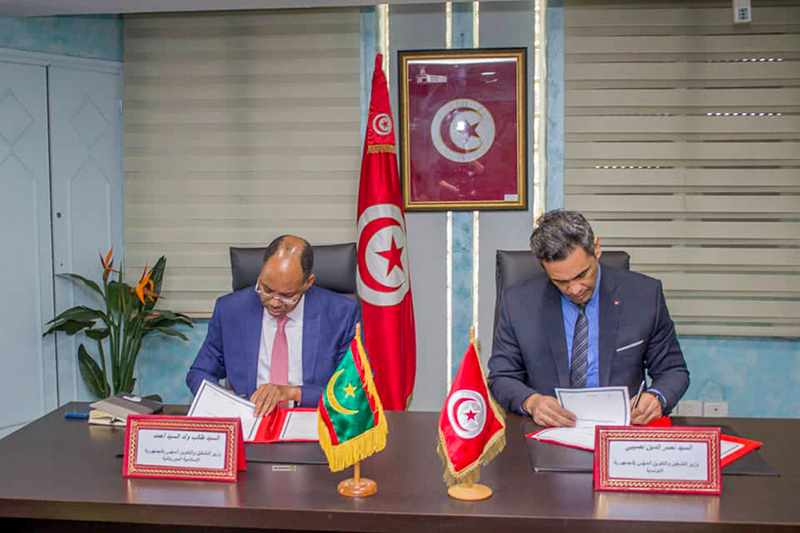 La Mauritanie et la Tunisie signent un mémorandum en matière d’emploi et de formation professionnelle